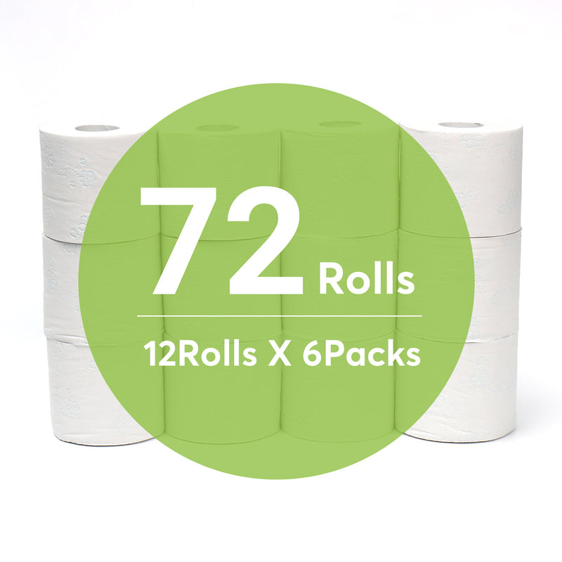 Picok Eco Toilet Tissue Paper 12Rolls (6Packs) Bulk